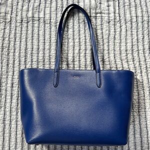 Dkny blue leather bag